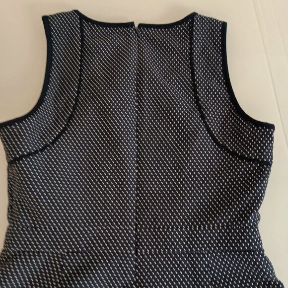 J. Crew Blue White Polka Dot Sleeveless Sheath Dress Women’s Size 4 - Picture 13 of 15